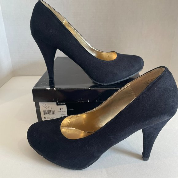 ATTENTION JAYDEN II High Heels Womens Size 9.5M Black Suede Style 30405 - Picture 6 of 14